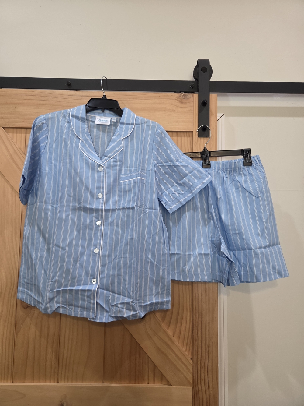 NWT | National Brand Blue & White Striped Paiama Set | Medium